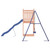 Outdoor Playset Blue, Natural Wood A949-3157034  Outdoor Playset Blue, Natural Wood A949-3157034