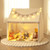 Kids Play Tent Large Playhouse with Padded Mat and 2 Breathable Windows-Beige - Color: Beige D681-TP10170BE Kids Play Tent Large Playhouse with Padded Mat and 2 Breathable Windows-Beige - Color: Beige D681-TP10170BE