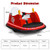 12V Electric Kids Ride On Bumper Car with Flashing Lights for Toddlers-Red - Color: Red D681-TQ10161US-RE 12V Electric Kids Ride On Bumper Car with Flashing Lights for Toddlers-Red - Color: Red D681-TQ10161US-RE