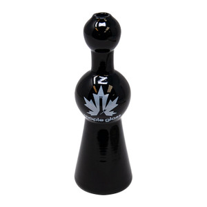 Maple Glass Chillum - Pitch Black 4" Maple Glass Chillum - Pitch Black 4"