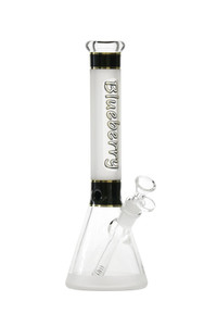 Blueberry Mandala Beaker - Pitch Black 12" Blueberry Mandala Beaker - Pitch Black 12"