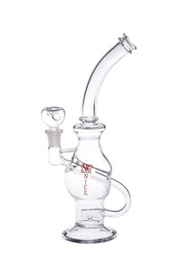 Nice Glass Recycler Bong Nice Glass Recycler Bong
