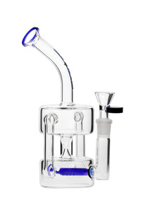 Nice Glass Inline Fountain Recycler- Sapphire Blue 8" Nice Glass Inline Fountain Recycler- Sapphire Blue 8"