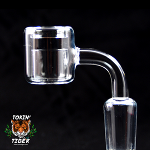 Tokin' Tiger Thermal Banger - Quartz 14 mm Male Tokin' Tiger Thermal Banger - Quartz 14 mm Male
