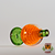 Tokin' Tiger 3D Bubble Carb Cap - 28 mm Diameter Orange