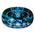 Ice Dragon Oval Metal Rolling Tray - Small