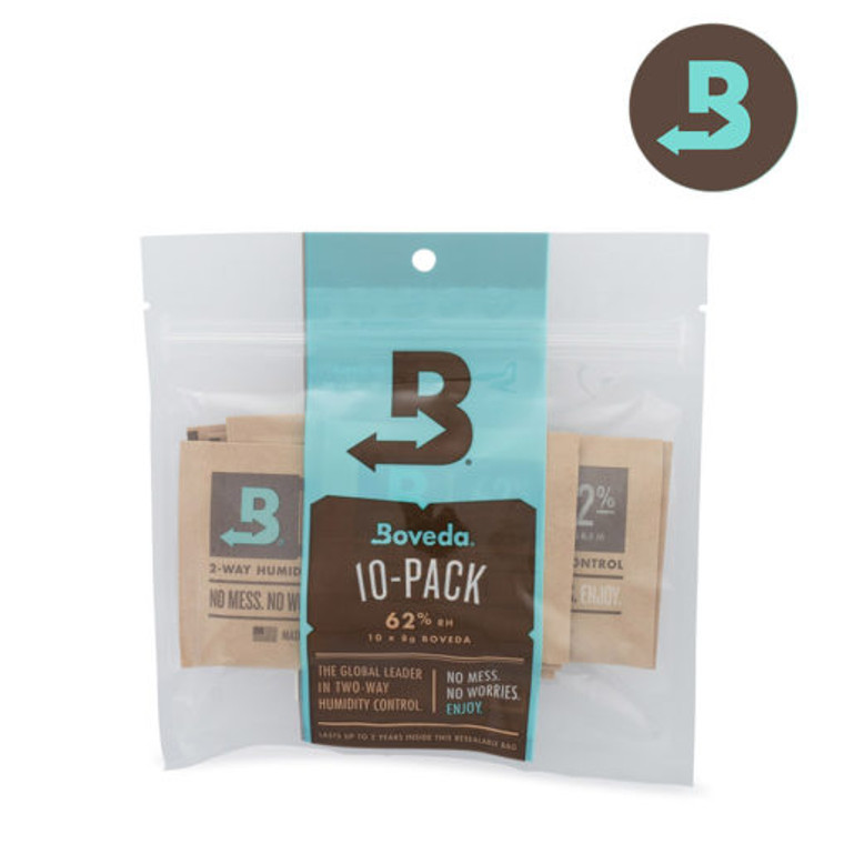 Boveda 62% Terp Shield 8 gm - 10 pack