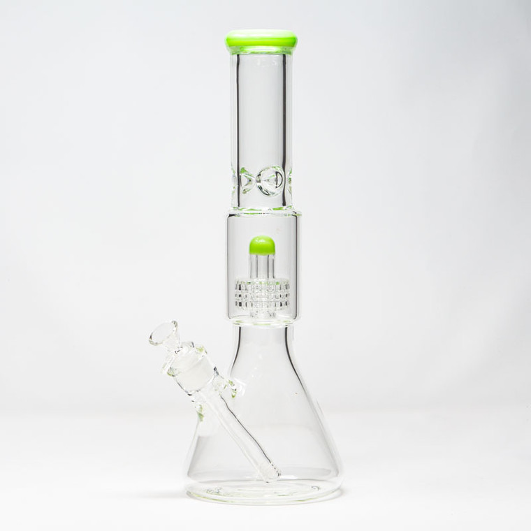 Percolator Bongs - Milk Green