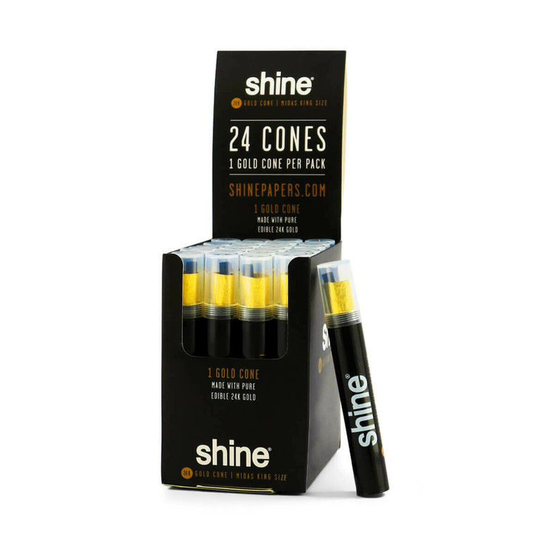 Shine 24 Karat Gold Cone - 1 Cone Pack