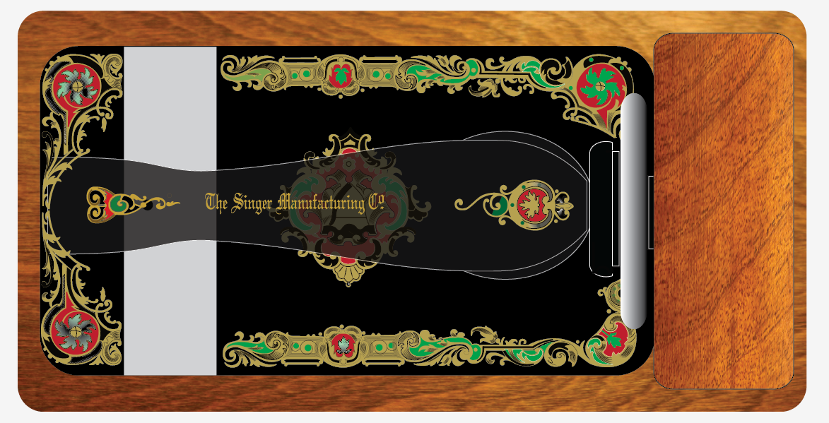 Singer 28/128 Decals for Restorations LaVincendora Design Multi