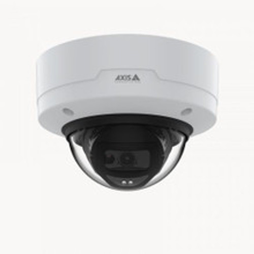 Axis M3216-LVE cost-efficient 4MP, Outdoor compact mini-dome IP surveillance camera with deep learning, Lightfinder, IR illumination, 101° Horizontal FOV, 55° Vertical FOV and built-in cybersecurity features