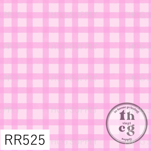 RR525 Pink Gingham