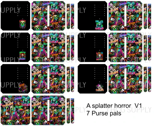 Cut and Sew - Purse Pal Thcg1196 A Splatter horror V1