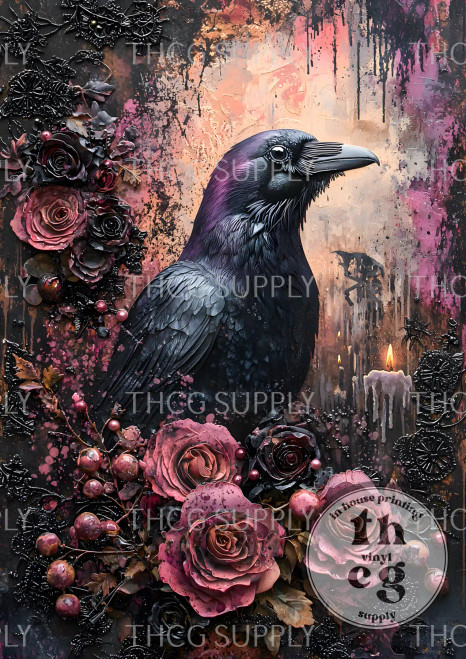 Journal Panel - J808 Dark Crow