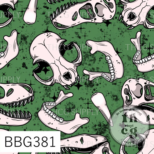 BBG381 Bones green
