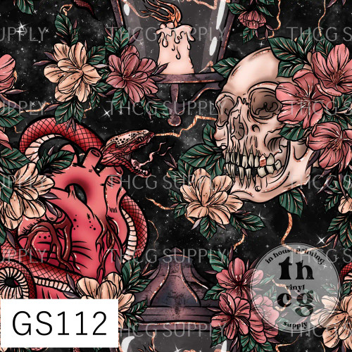 GS112 Rose gold Foil Serpent