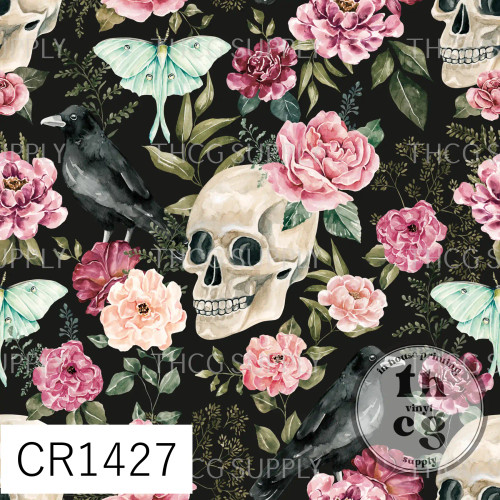 CR1427 Moonlit Hollow Floral Dark