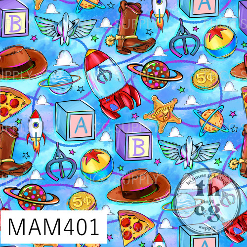 MAM401 Toy Cords Blue