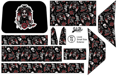 Cut and Sew - Louie Template MT015 Ozzy Black