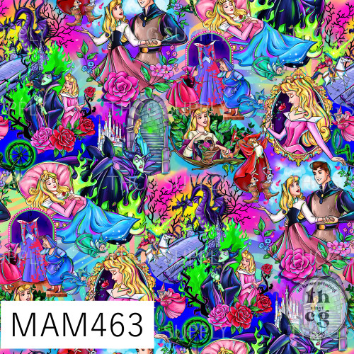 MAM463 Sleepy Princess Rainbow Beauty leaves