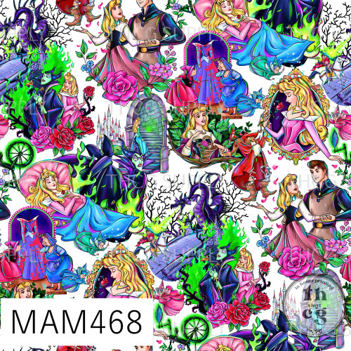 MAM468 Sleepy Princess Rainbow Beauty transparent