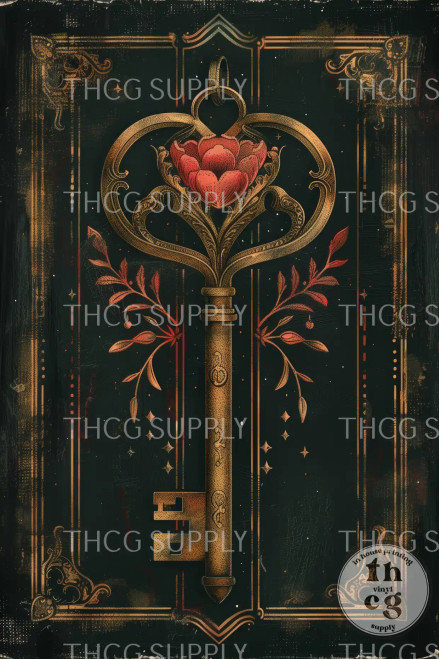 Journal Panel - J782 Golden  Key