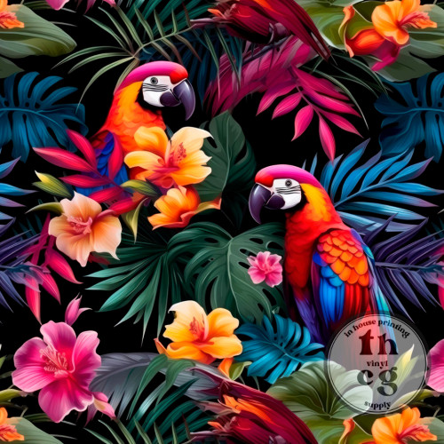 Panel Retail -   PPD184 Parrot 12" x 11"  Litchi Vinyl