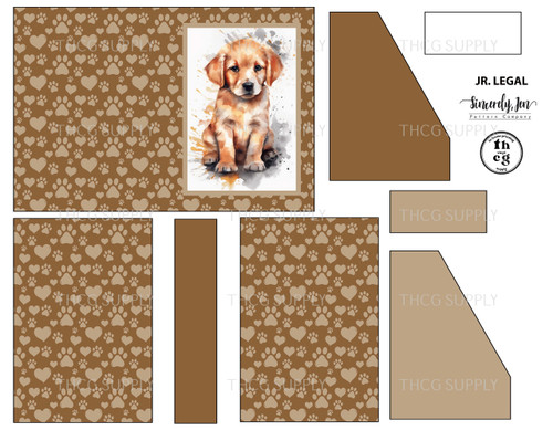 Cut and Sew -ZD MD Dog Golden Retriever