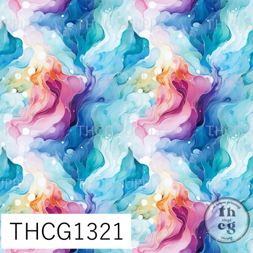 THCG1321 Blue Tones WaterColor 2