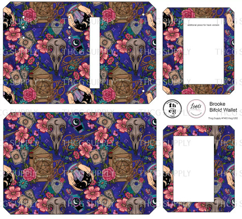 Cut and Sew - Brooke Bifold Wallet THCG1282 Witchy Vibes