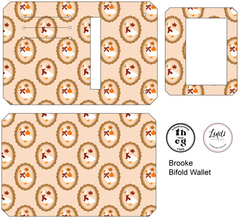 Cut and Sew - Brooke Bifold Wallet RR546 Fall Geese