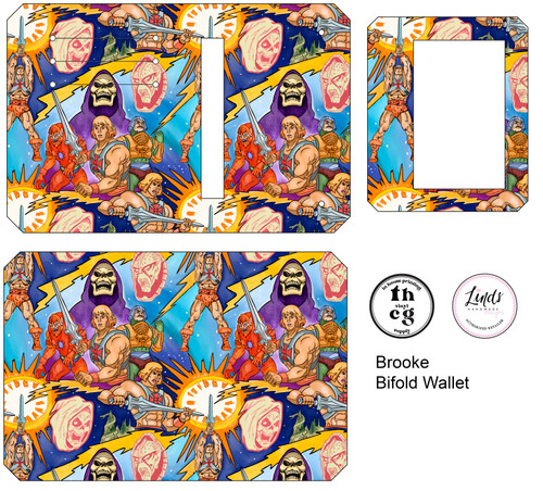 Cut and Sew - Brooke Bifold Wallet ID017 He Man