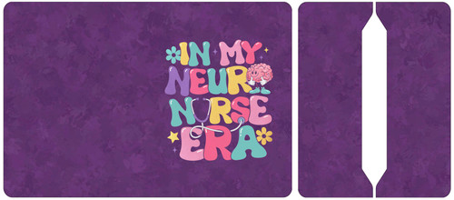 Cut and Sew - Mini Notebook Cover In my neuro nurse era purple