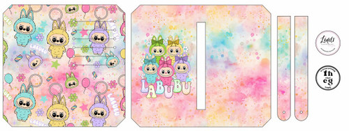 Cut and Sew Retail -  Purse Pal Labubu Litchi Vinyl