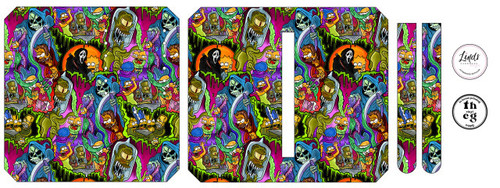 Cut and Sew Retail -  Purse Pal  ID002 Treehouse Horror Litchi Vinyl