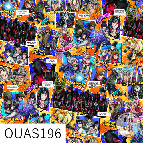 OUAS196 Naruto Comic Style Orange