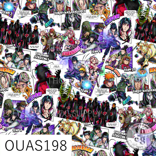 OUAS198 Naruto Comic Style Main Transparent