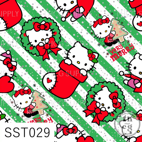 SST029 Kitty Xmas