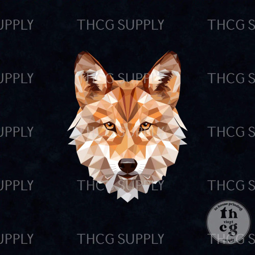 Panel - Geometric Wolf