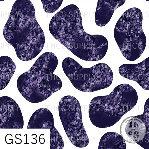GS136 Blackberry SM Cow Print