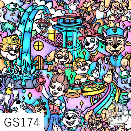 GS174 Paw patrol scene
