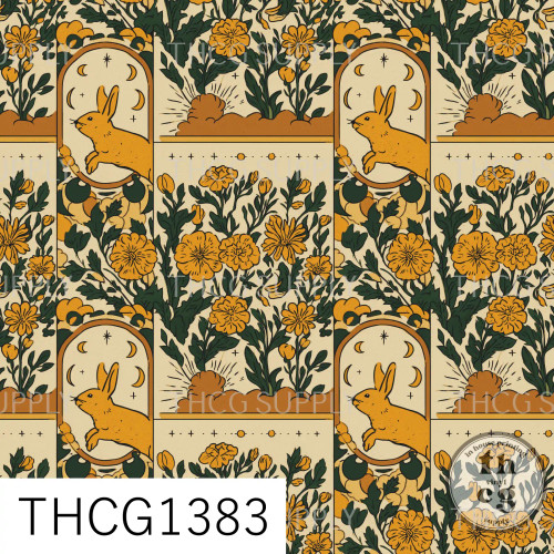 THCG1383 Vintage Woodland Rabbit