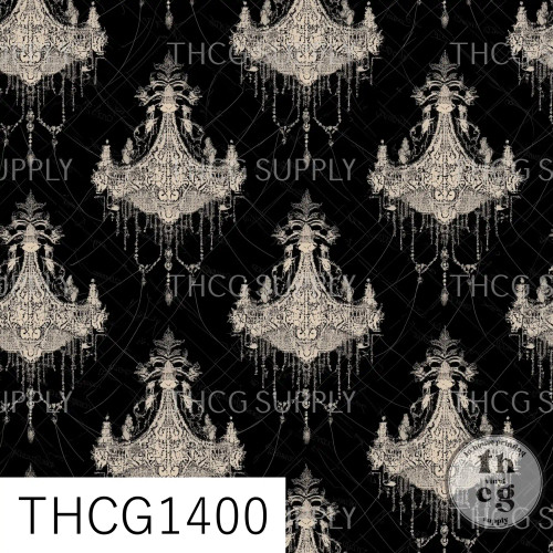 THCG1400 Goth Skull Chandeliers Dark