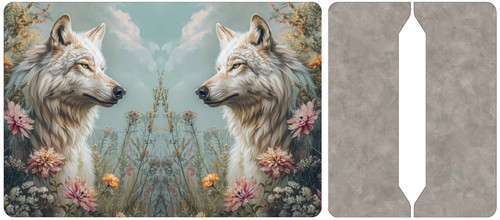 Cut and Sew - Mini Notebook J847 Wolf