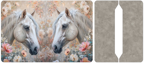 Cut and Sew - Mini Notebook  J849 White Horse