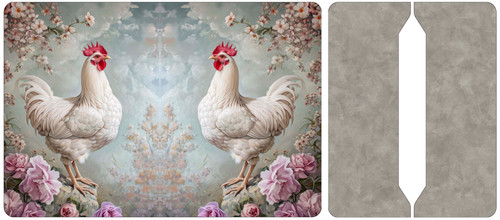 Cut and Sew - Mini Notebook  J851 White Chicken