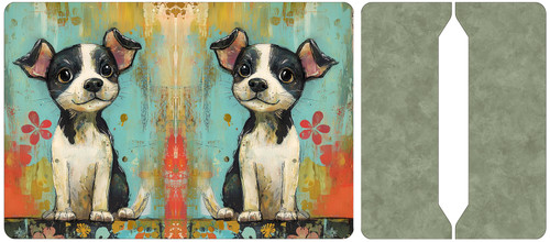 Cut and Sew - Mini Notebook J859 Puppy