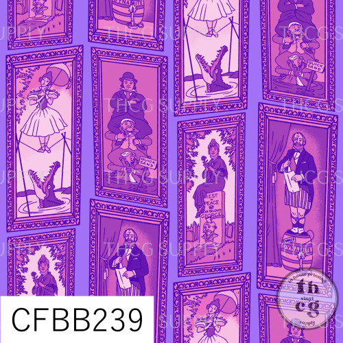 CFBB239 Haunted Portraits Purple