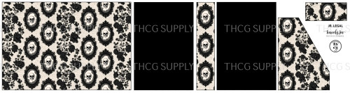 Cut and Sew - Moondance Template JR Legal THCG1395 Goth Skull