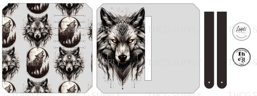 Cut and Sew - Purse Pal THCG1387 Wolves